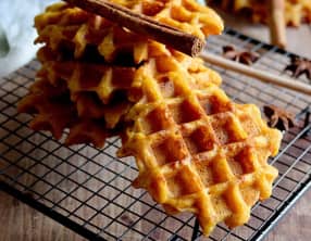 Gaufres potimarron sans gluten