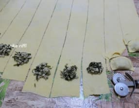 Pâte pour raviolis, lasagnes et tagliatelles