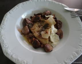 Pâtes aux champignons et à la truffe