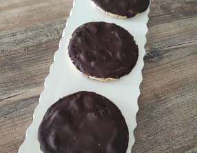 Galette de maïs façon snickers