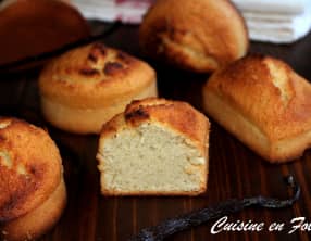 Cakes à la vanille de Christophe Michalak