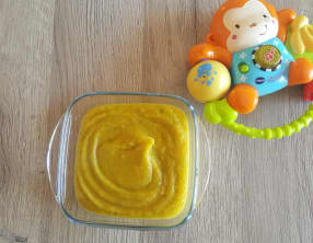 Petit pot butternut, lentilles corail et coriandre