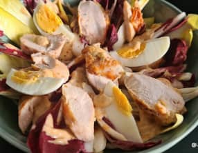 Salade d'endives au poulet