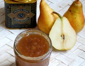 Confiture de poires au thé fumé