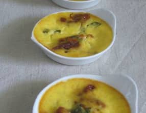 Crème brulée aux tomates séchées