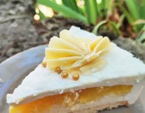 Entremet coco mangue et ananas