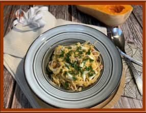 Capellini à la crème de Butternut