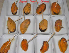 Moules Marinées au jus d'orange