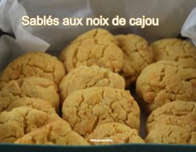Sablés aux noix de cajou