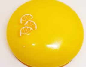 Entremet passion citron vert