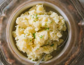 Pommes de terre écrasées