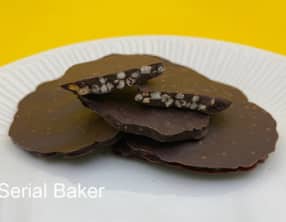 Palets chocolat au sarrasin grillé et quinoa soufflé
