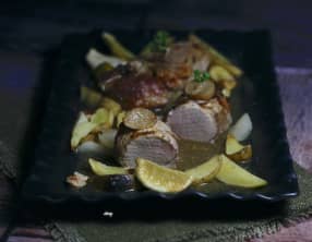 Filet mignon aux citrons confits