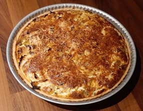 Tarte aux poireaux à l'ancienne