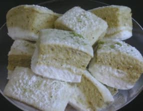 Guimauves thé matcha et vanille