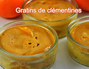 Gratins de clémentines