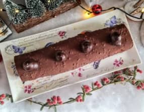 Bûche roulée au chocolat Suchard