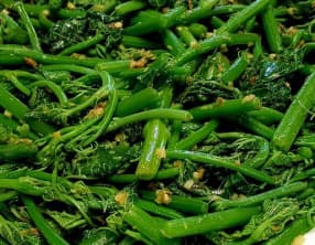 Fricassé brède chouchou