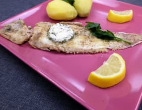Sole Grillée et sa Persillade de Beurre