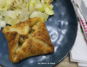 Paniers feuilletés aux fruits de mer