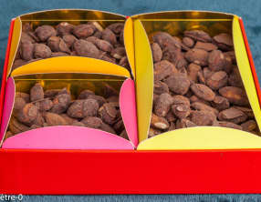 Amandes enrobées de chocolat