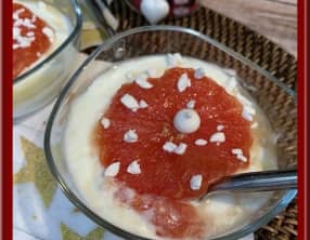 Pamplemousse rôti au four et skyr