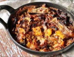 Gratin de butternut au camembert