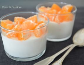Crème à la ricotta, au skyr et aux clémentines