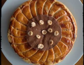 Galette des rois chocolat noisettes
