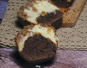 Cake aux 3 chocolats et orange confite