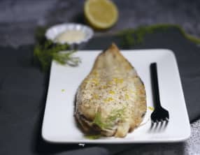 Sole au citron et au parmesan