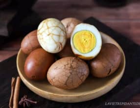 Oeuf marbré au thé et aux épices