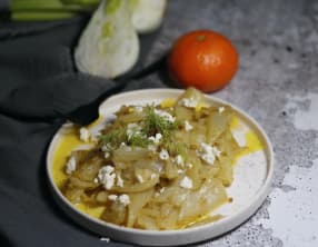 Fricassée de fenouil orange et féta