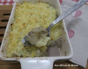 Parmentier aux endives et boeuf