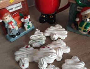 Sapin de Noël à la meringue française