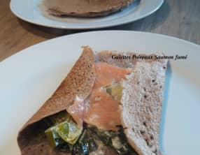 Galettes Poireaux Saumon