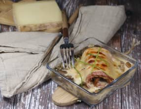 Escalopes comtoises aux champignons