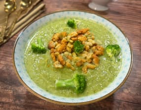 La Soupe de Brocoli, crumble de Roquefort