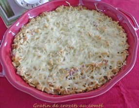 Gratin de crozets au comté