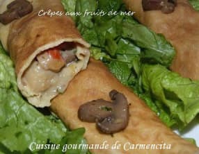 Crêpes aux fruits de mer