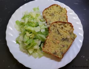 Cake à l'oseille et aux pois chiches