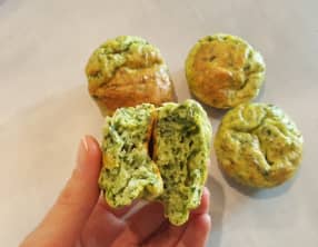 Muffins épinards
