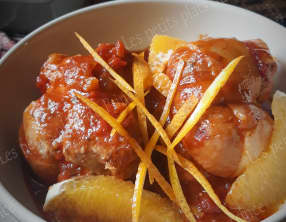 Paupiette de dinde à l'orange