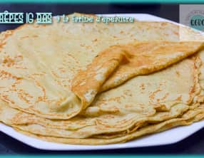 Crêpes IG bas à la farine d'épeautre
