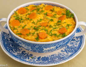 Rillettes de carottes cuites aux œufs durs