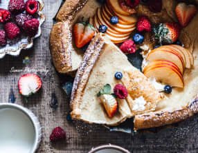 Crêpe soufflée "dutch baby pancake"