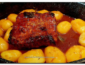 Rôti de porc à la cocotte