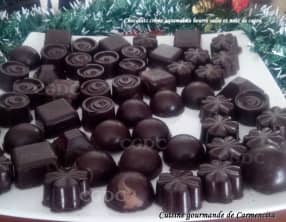 Chocolat crème caramel au beurre salé et noix de cajou