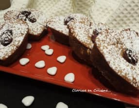 Brownies chocolat pistaches et cranberries