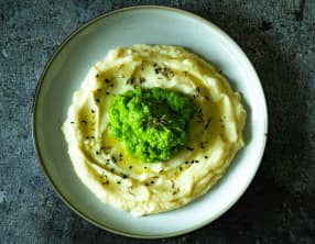 Purée de pommes de terre au CBD